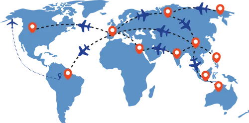 Air travel icon