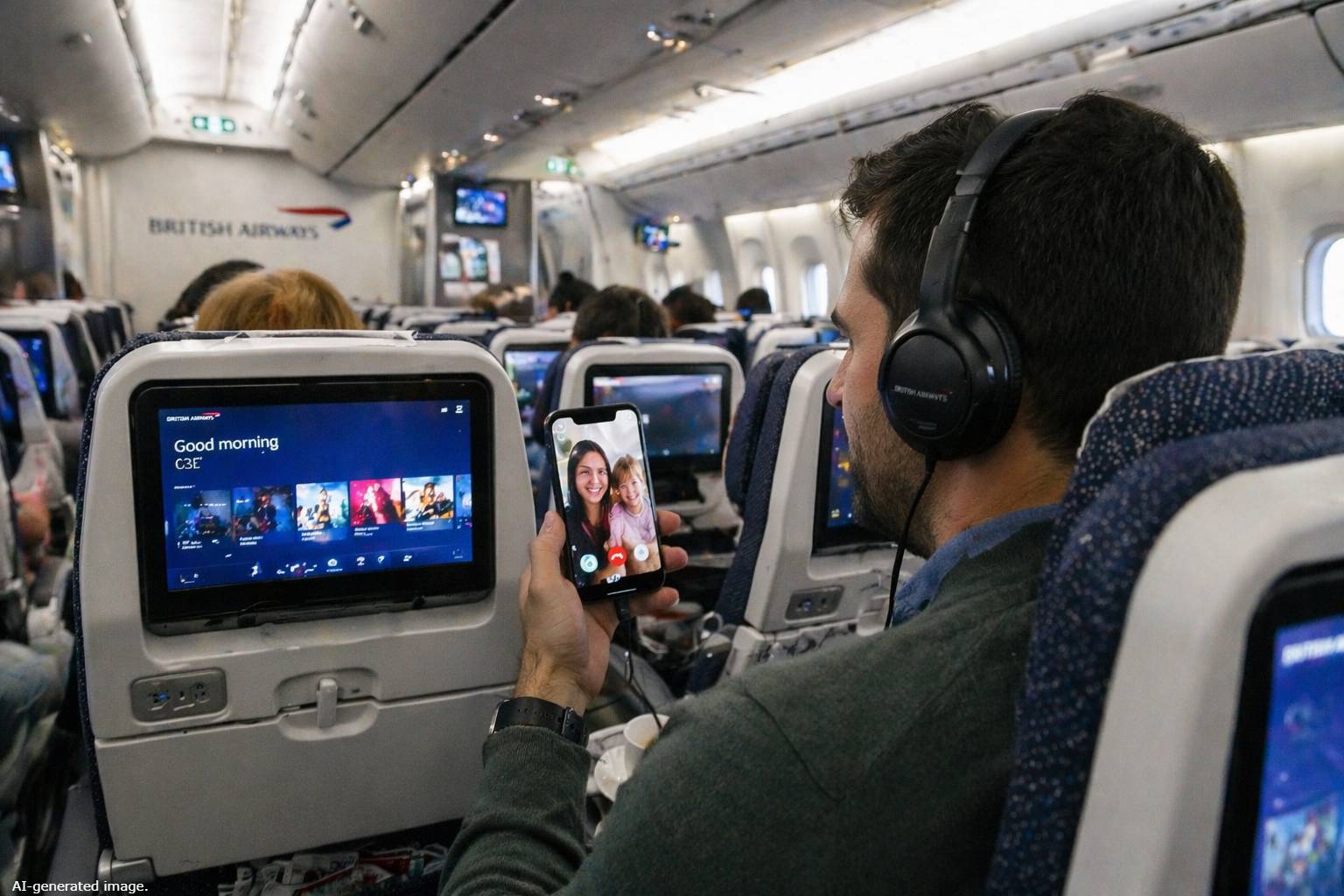 british airways inflight wifi call update