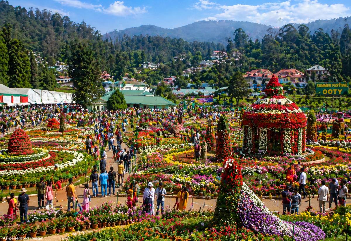 ooty summer flower festival india travel guide