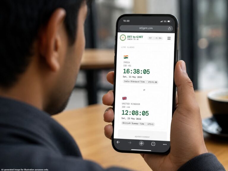 How I Managed India-UK Time Difference While Travelling
